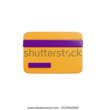 Credit Card 3 icon. Debit card 3d icon design. 3d stunning credit card design