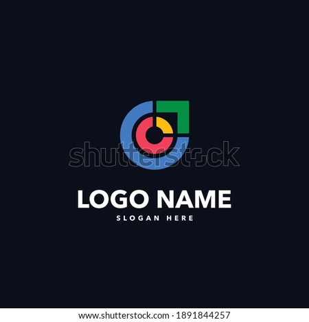 o letter logo o letter modern logo custom o logo  Foto stock © 