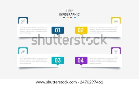 Three Step Infographic label design Vector template with line icons. process steps diagram, presentations, workflow layout, banner, flow chart, info graph vector illustration.