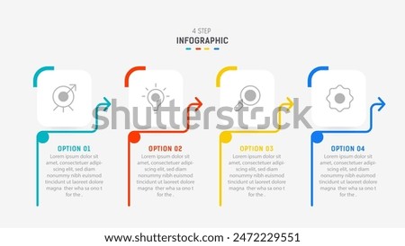 Three Step Infographic label design Vector template with line icons. process steps diagram, presentations, workflow layout, banner, flow chart, info graph vector illustration.