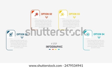 Three Step Infographic label design Vector template with line icons. process steps diagram, presentations, workflow layout, banner, flow chart, info graph vector illustration.