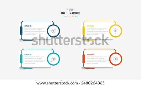 Three Step Infographic label design Vector template with line icons. process steps diagram, presentations, workflow layout, banner, flow chart, info graph vector illustration.