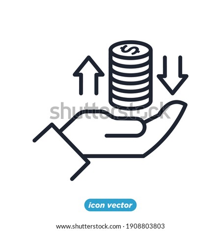 finance management linear icons. Data Analysis symbol template for graphic and web design collection logo vector illustration ストックフォト © 
