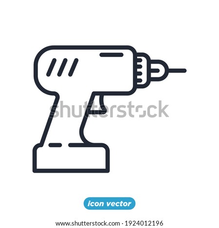 drill icon. drill symbol template for graphic and web design collection logo vector illustration