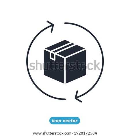 return box icon. delivery shipping symbol template for graphic and web design collection logo vector illustration