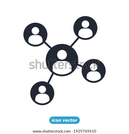 connection icon. connection business management symbol template for graphic and web design collection logo vector illustration