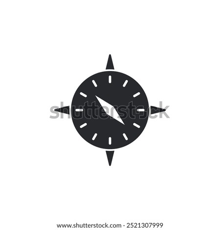 Compass icon. North, South, West, East compass symbol template for graphic and web design collection logo vector illustration