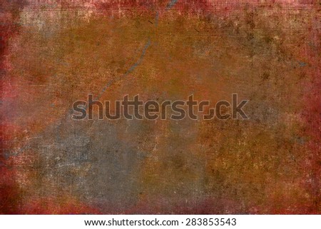 Abstract gradient background painted linen digital processed.