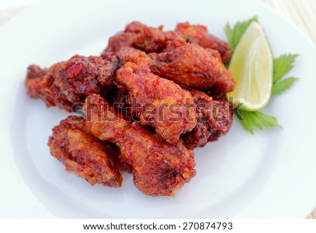 chicken wing sweet chili sauce