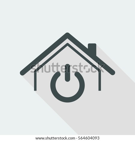 House power switch - Vector web icon