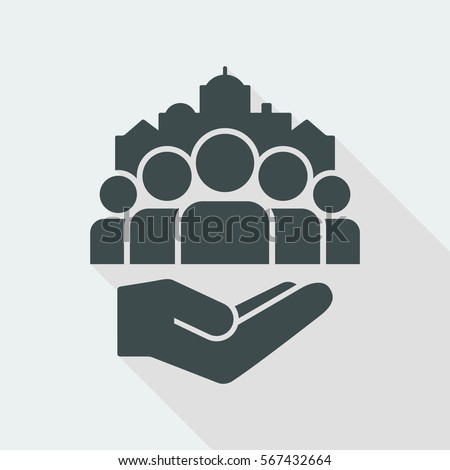 Public services for citizens - Vector icon