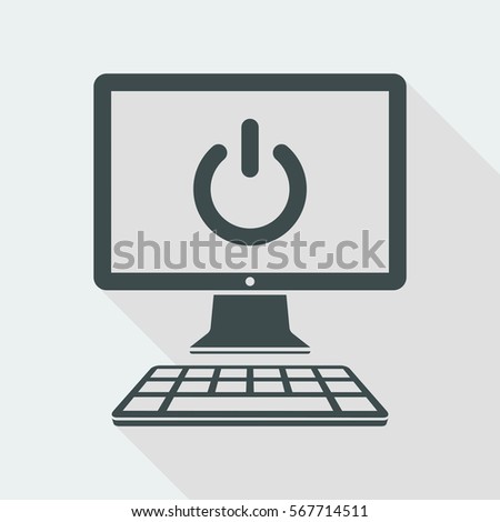 Computer power switch icon