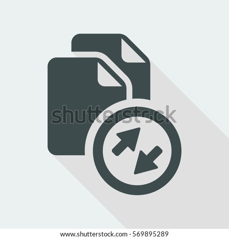File sharing - Flat minimal icon