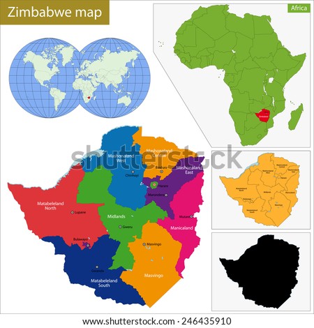 Administrative division of the Republic of Zimbabwe