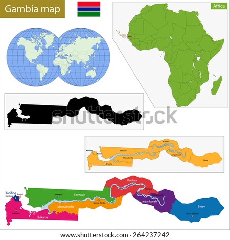 Administrative division of the Republic of the Gambia