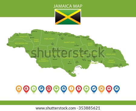 Jamaica Map