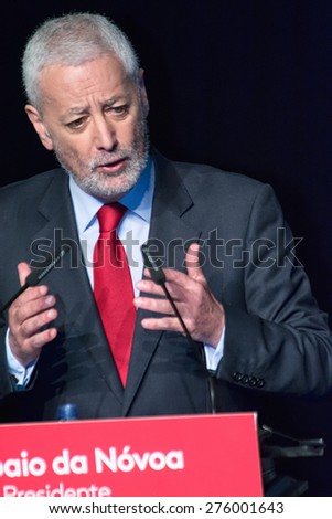 Presentation of the candidature for the portuguese presidential  elections  by the candidate  Sampaio da Navoa, at Teatro da Trindade, Lisbon. 29 of April 2015, photography by Ricardo Rocha.