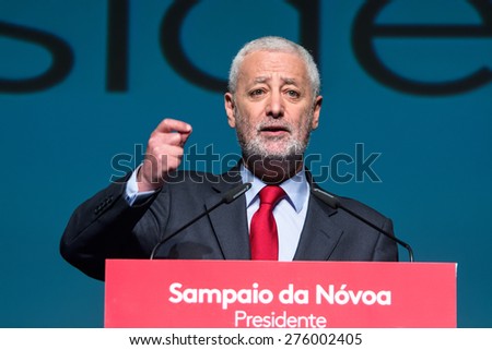 Presentation of the candidature for the portuguese presidenctal  elections  by the candidate  Sampaio da Navoa, at Teatro da Trindade, Lisbon. 29 of April 2015, photography by Ricardo Rocha.