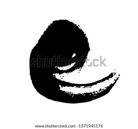symbol of a black comma