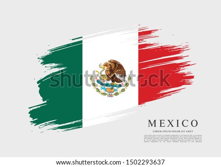 Mexican vector banner layout design. Vector illustration