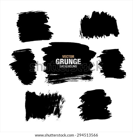Grunge Black Background, Vector - 294513566 : Shutterstock