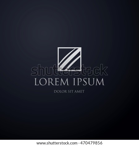 abstract corporate logo design