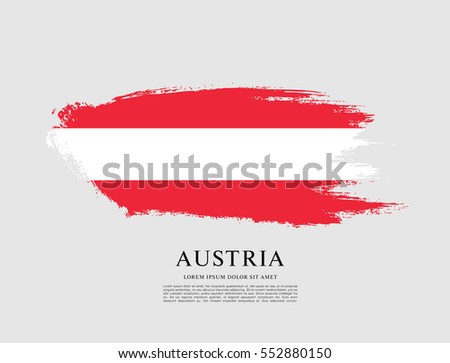 Flag of Austria, vector illustration 