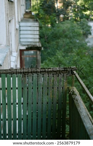 Similar – Image, Stock Photo abandoned house among the trees in the city of Chernobyl