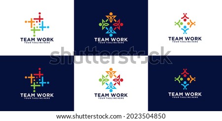 a collection of inspirational logo designs for work teams, communities, groups and groups of people