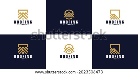 house roof logo design inspiration collection