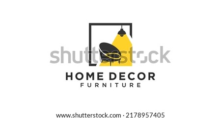 home design inspiration logo design, home sofa, minimalist chair