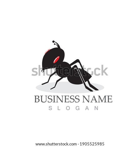 Ant Logo template vector illustration design