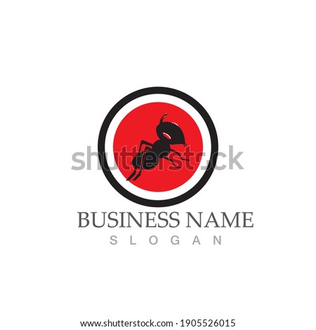 Ant Logo template vector illustration design