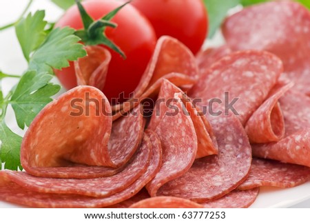 Salami with Tomato