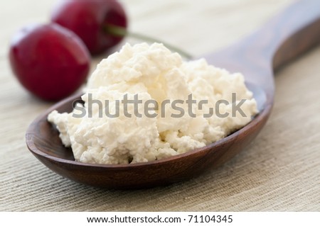 Cottage Cheese with Cherry