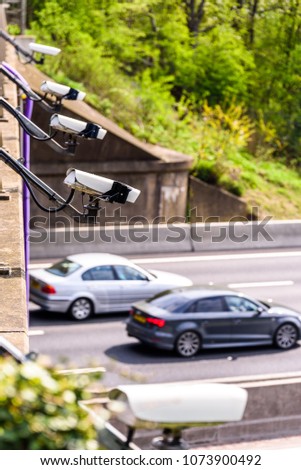 Similar – Foto Bild Lighttrails auf der Autobahn