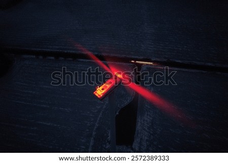 Similar – Image, Stock Photo huge wind turbine from frog perspective in front of blue sky