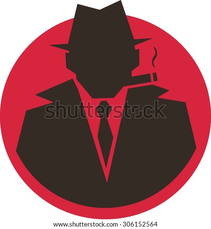 Gangster silhouette