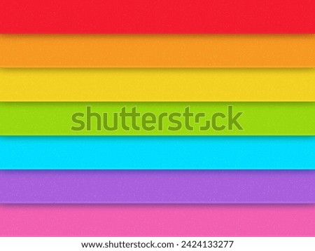 background with bright rainbow color rectangle
