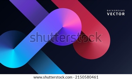 Vector Abstract Background. Colorful Illustration with Angular Gradient.