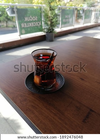 tea cay table dinlenme rize Stok fotoğraf © 