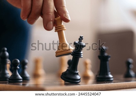 Similar – Image, Stock Photo Checkmate