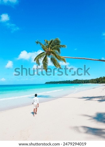 Similar – Image, Stock Photo beach walk