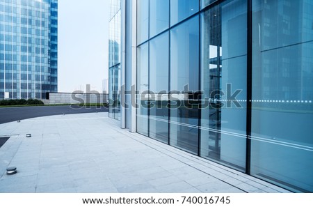 Windows of Skyscraper Business Office of chongqing, china Stock foto © 