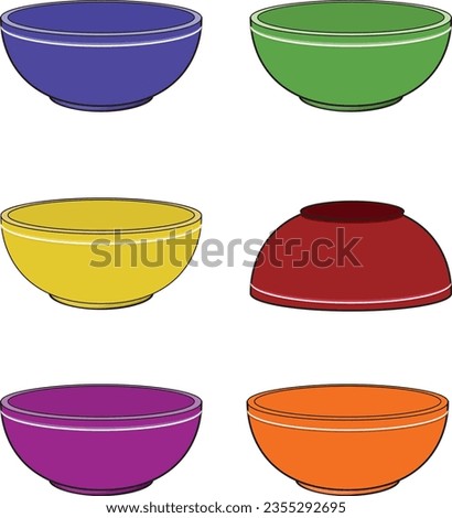color plate. bowl. upside down activity for kids. kindergarten activity. kitcheen plate. cooking.