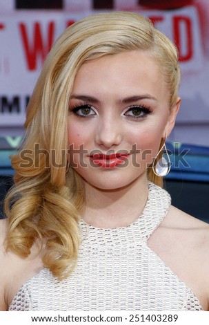 Peyton List at the Los Angeles premiere of \