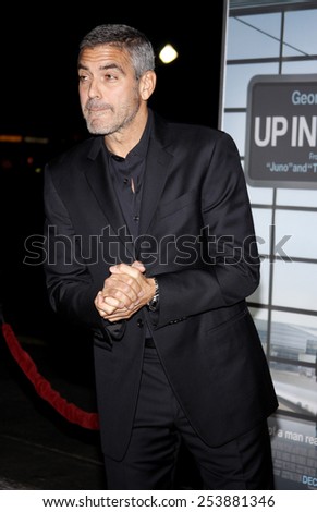 George Clooney at the Los Angeles Premiere of \
