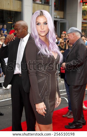 Kesha at the Los Angeles premiere of \