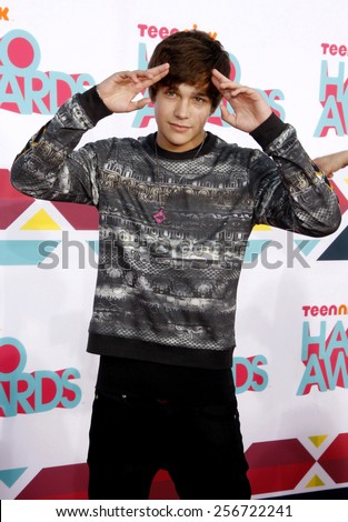 Austin Mahone at the 5th Annual TeenNick HALO Awards held at the Hollywood Palladium in Los Angeles on November 17, 2013 in Los Angeles, California.