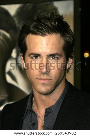 Ryan Reynolds at the Los Angeles Premiere of \